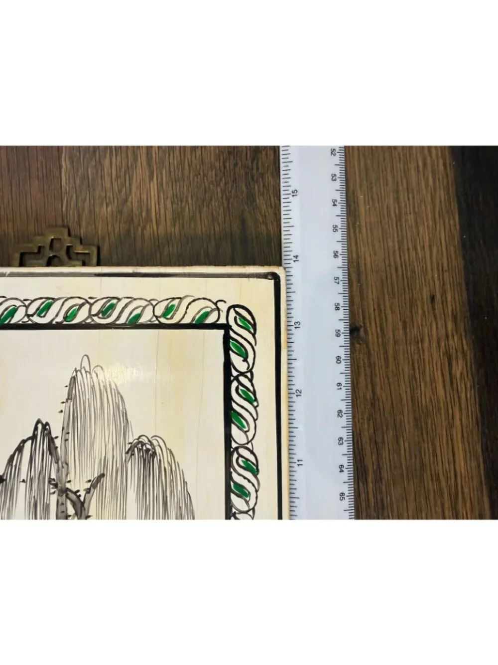 Vtg Lacquered Chinese Handcarved Soapstone 3D White Panel Set of 3 Wall Hangings